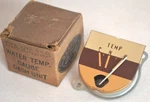 Nos 1940 Ford Deluxe Water Coolant Temperature Dash Gauge, 01A-10883-B. Fixed Price $395.00.