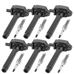 Spark Plugs & Ignition Coils Set Packs Compatible For Jeep UF648SP*6 1. Fixed Price $72.62.
