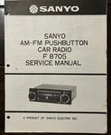 Jul 1976 Sanyo Am - Fm Pushbutton F8705 Car Radio Service Manual. Fixed Price $20.00.