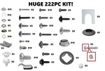 Huge 222PC Hardware/screw Kit! For Amc Javelin Rebel Gremlin Amx Etc & Cadillac. Fixed Price $196.00.