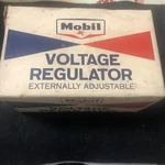 1960 Mobil Oil Voltage Regulator In Box Nos Great Display MG-12HD. Fixed Price $20.00.