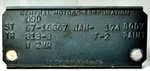 Chevrolet Cowl Trim Tag 67 Impala Super Sport Convertible Black/black. Fixed Price $249.85.