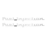 Trim Parts 1452 "fuel Injection" Front Fender Emblem For 1957 Chevrolet Corvette. Fixed Price $85.74.