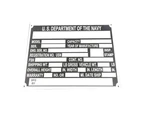 Data Plate Fits To Classic Jeep M606 CJ3B M35 M38A1 M151 Us Deptt Navy #V48. Fixed Price $49.50.