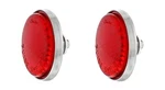 Pair (2) Red Tail Light Reflectors For 1951-1952 & 1956 Chevy Passenger Cars. Fixed Price $22.99.