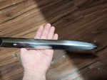 1961 Ford Fairlane Nos Front Fender Stainless Moulding 13.250" Overall Length. Fixed Price $100.00.