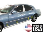 1998-2011 Lincoln Town Car Lower Rocker Panel Body Side Trim Molding ACCENT-8PC. Fixed Price $214.99.