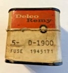 1959 1960 1961 1962 Buick Pontiac Delco Regulator Fuse D1-900 4 Pieces 59,60,61. Fixed Price $30.00.