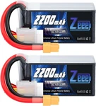 4S 2200MAH Shorty Lipo Battery 50C 14.8V Soft Pack Rc With XT60. Fixed Price $121.96.