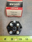 Nos Lucas 37132 Fuse Box Genuine Red Era Quality, SF6 Made England. Fixed Price $50.00.