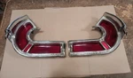 1962 Pontiac Bonneville Starchief Tail Lights Bezels Housings Lenses Pair Set. Fixed Price $175.00.