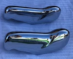 1955 1956 Ford Fairlane Front Rear Bumper Guards Triple Plated. Fixed Price $370.00.