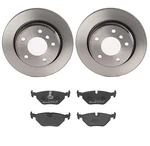 Brembo Rear Brake Kit Low-met Pads Disc Rotors For Bmw E36 323I 328I Convertible. Fixed Price $190.95.