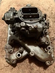 Chrysler 392 Hemi Intake Manifold 1731703-2 & Carter Wcfb 2126S Carburetor. Fixed Price $386.89.