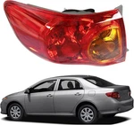 Wflnhb Left Side Outer Tail Light Assembly Replacement For Toyota Chrome,red. Fixed Price $49.99.