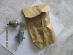 Nos Mopar 1960-1964 Desoto And Dodge Glove Box Lock Set, 2080825. Fixed Price $12.50.