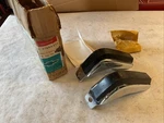 1973 Chevrolet Chevelle Rear Bumper Guards Pair Nos T44. Fixed Price $125.00.