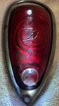 1939 Plymouth P8 Deluxe P7 Road King Rear Taillight Teardrop Complete With Trim. Fixed Price $74.50.