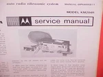 1968 Motorola Auto Radio Vibrasonic System Service Shop Manual Brochure KM204R. Fixed Price $34.99.