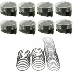 Speed Pro Forged Dish PISTONS/8+MOLY Rings Chevy Sb 350 Turbo/blower Std. Fixed Price $578.86.