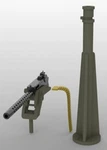 1/12 Scale Battleground M1919A4 Mg And M25 Pedestal Mount For Rochobby Jeep. Fixed Price $16.00.