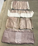 Nos Studebaker 1964 1965 Front & Rear Seat Brown Upholstery -2 Dr Lark Sedan. Fixed Price $299.95.