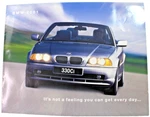 2001 Bmw Its Not Feeling You Get Everyday Dealership Sales M3 Brochure/poster. Fixed Price $19.95.