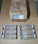 Mopar Nos 3514336 3514337 71-72 Plymouth Duster Sharktooth Grill Park Lamp Lens. Fixed Price $275.00.
