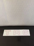 - Triumph TR6 Rear Wing Transfer Red Oem Part NO.625666 As Original. Fixed Price $9.74.