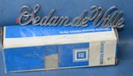 Nos 1985-93 Cadillac Sedan Deville Script Emblem Badge Logo Trim Oem Gm 20440999. Fixed Price $45.00.