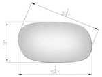 Stick-on Mirror Glass For Camaro Firebird Sunbird Monza Astre Passenger Side. Fixed Price $21.88.