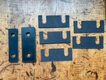 Chevy Radiator Mount Plates New 1955 1956 1957 Chevrolet. Fixed Price $9.99.