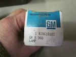 New Old Stock 1985,86,87,88 Chevrolet Buick Rear Compartment Lamp 20610103. Fixed Price $14.95.