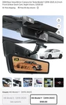 Rear View Mirror Camera For Tesla Model Y 2019-2023, 8.2 Front & 32GB. Fixed Price $150.00.
