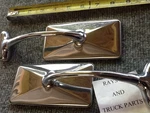 New Pair Of Vintage Style Rectangular Side View Mirrors !. Fixed Price $36.99.