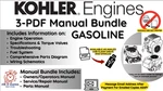 Kohler Courage SV530 Engine Manual Service Shop Repair Parts Onwer Pdf Usb. Fixed Price $35.00.