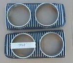 1966 Dodge Polara Monaco Headlight Bezels Pair. Fixed Price $85.00.