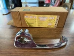 1965-67 Corvette Outer Door Handle L.h. Nos Gm# 5719143 & Button 9632427. Fixed Price $275.00.