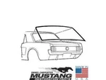 1965 1966 1967 1968 Mustang Coupe Rear Window Weatherstrip - Daniel Carpenter. Fixed Price $33.50.