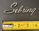 1971-1974 Plymouth Satellite Sebring Chrome Emblem Oem 72 73 Mopar 3612859. Fixed Price $12.00.