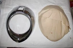 Vintage Brand New 1940 Ford Deluxe Headlight Rims Bob Drake OIA-13045-B. Fixed Price $133.99.