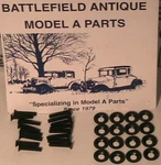 1928-1931 Model Ford Tudor Sedan Center Floorboard Mounting Screw Set. Fixed Price $19.95.