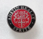 Vintage Austin Healey Bugeye Sprite Bonnet Badge Decal Emblem Brass Made Fit. Fixed Price $30.60.