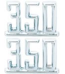 Oer "350" Front Fender Emblem Set 1965-1967 Nova Camaro Corvette Impala Chevelle. Fixed Price $39.98.