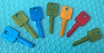 B-48 Key Blanks Cole Lot Of 7 Locksmith. Fixed Price $30.00.