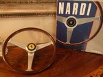 Ferrari 250 Gt Wood Steering Wheel 38 Cm Nardi-italia Original Vintage Nos New. Fixed Price $2600.00.