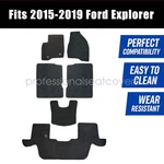 6PCS 2015-2019 Ford Explorer Platinum Front & Rear Floor Mats Carpet Velour. Fixed Price $38.39.