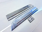 Vintage Oem 1949 Oldsmobile Model 76 88 Front Fender Rocker Molding Set S83. Fixed Price $324.95.