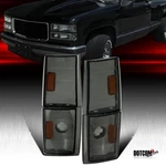 Fit 1988-1993 Chevy Gmc C/k Sierra Silverado Smoke Corner Lights Parking Lamps. Fixed Price $16.99.