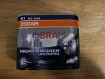 Brand New Sealed 2X Osram Night Breaker Unlimited H1 12V 55W Headlight Bulbs. Fixed Price $15.99.
